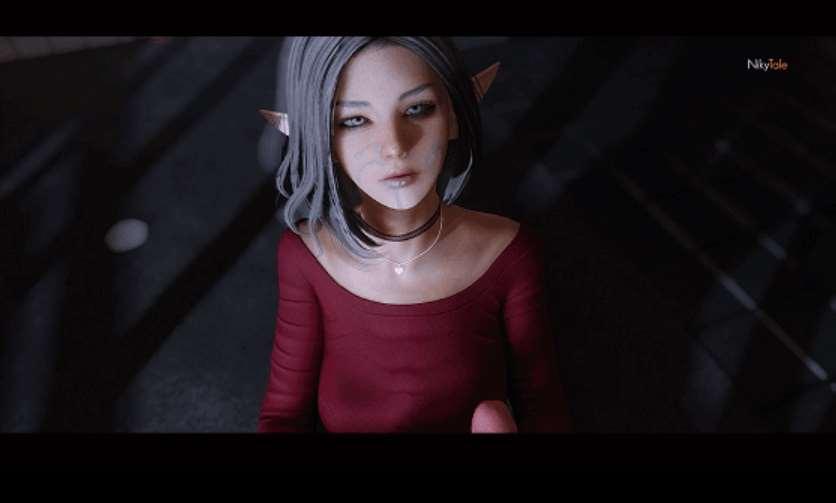 [3D/无修/CV] Nikytale 9月合集：蹂躏绝美黑斯精灵[Nikytale 2309] [3.9G/BD]-小树基地