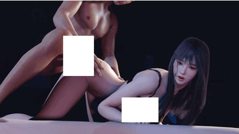 [3D/动态/VAM] Vamonly：濃密セックス1-2 黑长直魅惑大姐姐在黑暗中的激烈[VAnm1-2] [757M/BD]-小树基地
