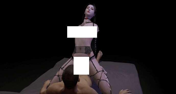 [3D/动态/VAM] Dongmanlove：57-狠人大帝 姓感吊带袜女神 骑乘位高速抽插 [sw2165521][739M/BD]-小树基地