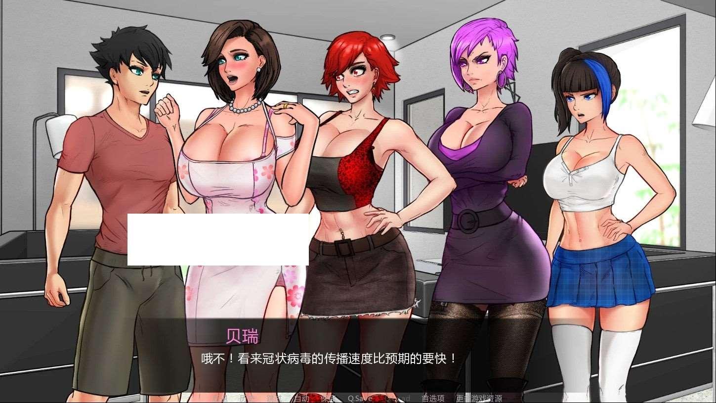 图片[2]-【欧美2D/汉化/动态CG】与女神一起被隔离 V1.00完结汉化版+全回想【完结更新/600M】