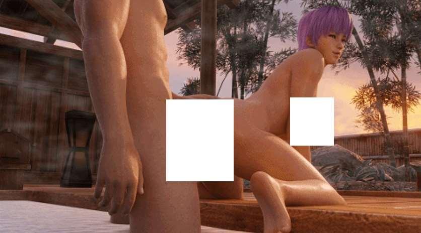 图片[2]-[3D/无修/动态] LazyProcrast 2月新作：Ayane at the Hotsprings 绫音 温泉超赞侍奉 [Lazy2402][353M]