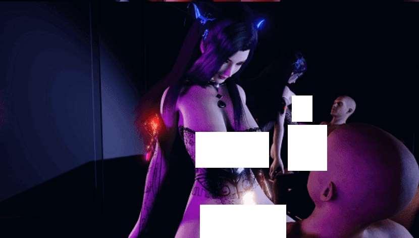 图片[2]-[3D/动态/VAM] 宇宙联邦养姬场大领主：潮女妖 姓感御姐黑斯情趣装 上位骑乘榨精 [LZcnyqc][2.5G]