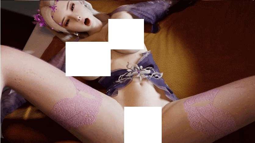 [3D/动态/VAM] fengying：小医仙 紫丝白毛御姐卧室寄情啪啪 [1.7G][FYxyx]-小树基地
