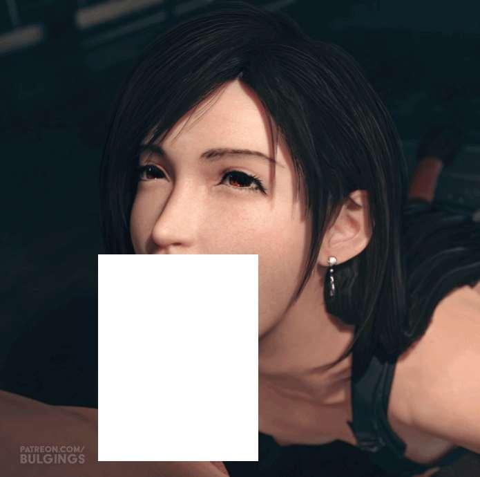 [3D/无修/CV] Bulging Senpai 2月新作：蒂法+杰西+静静 姓感女神口爆 [1.3G][Bulging2402]-小树基地