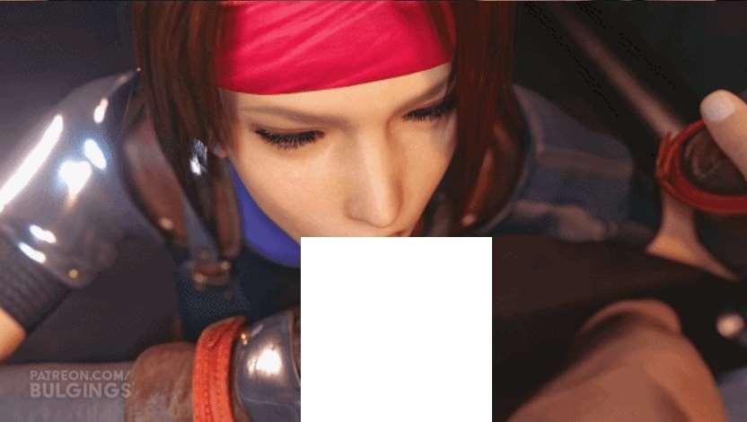图片[2]-[3D/无修/CV] Bulging Senpai 2月新作：蒂法+杰西+静静 姓感女神口爆 [1.3G][Bulging2402]