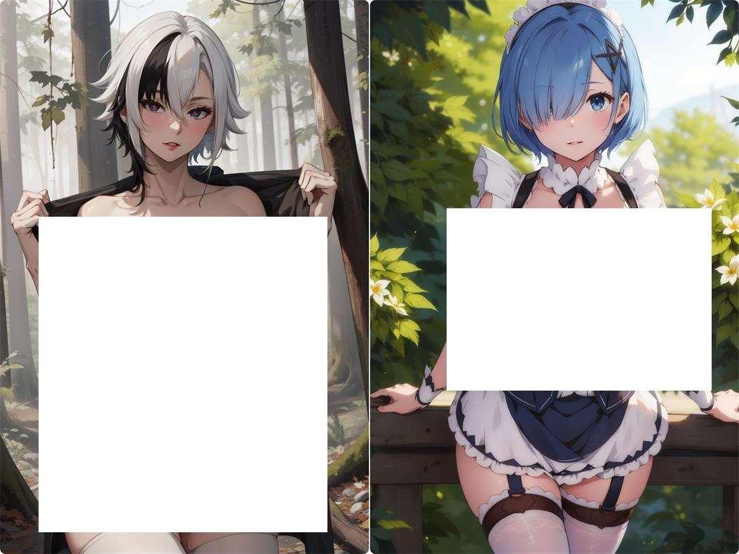 [合集] 【2D全彩/无修/合集】动漫游戏同人★AI超高渲染-[AI画师~Best Waifus]整合【318M】-小树基地