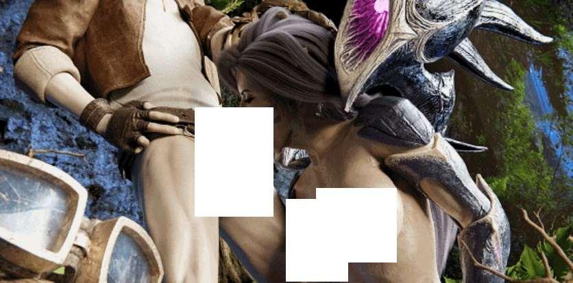 图片[2]-[3D/无修/CV] CHIKIPIKO 2401：KAISA×EZREAL-卡莎vs伊泽瑞尔 野外寄情xing交 [1.9G][CHIKIPIKO]