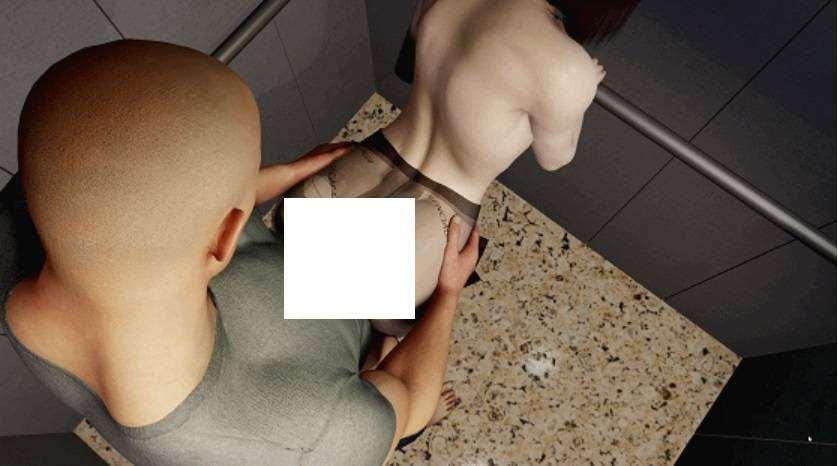 [3D/动态/VAM] fengying：电梯艳遇 和极品黑斯高跟美人在狭小的电梯空间内进行贴身 [1.5G][FYdtyy]-小树基地