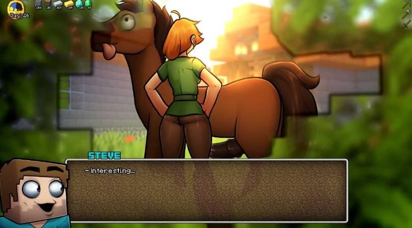 [PC/安卓SLG游戏] [趣味SLG汉化动态]我的世界黄版  Hornycraft [v0.2]汉化版[双端2.7G][5964]-小树基地
