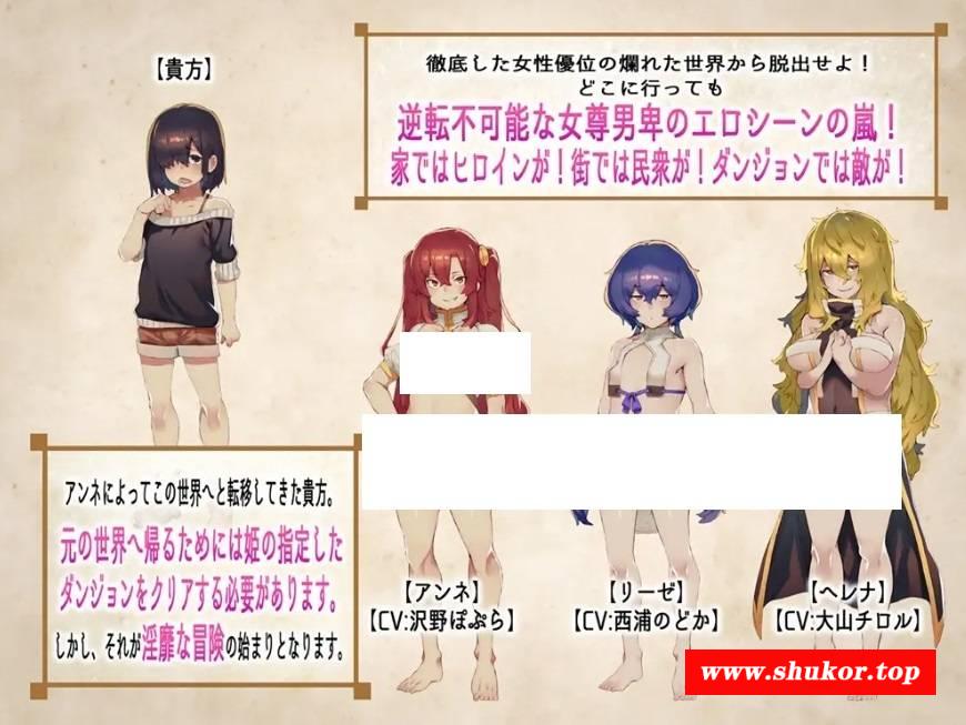[PC-RPG游戏] 【RPG/云翻/逆强奸】被相遇女孩们侵犯/出逢う女の子全てに犯されるRPG MAXボリューム!v1.03[3.51G/度盘][A166]-小树基地
