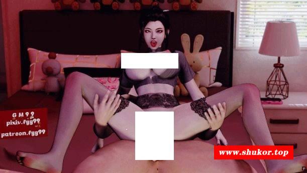 [3D/动态/VAM] fgg99：唐紫尘 性感黑丝尤物卧室爆肏中出 [1.5G/BD][FGtzcg]-小树基地