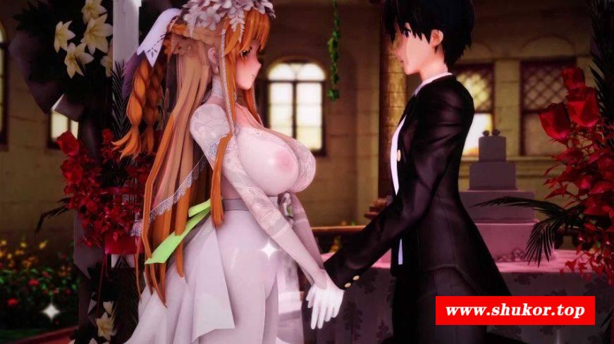 【MMD/Lanzfh/纯啪】刀剑神域：NTR~亚丝娜x直叶婚礼偷情 无水印版【1.06g/1080p/百度】[1687post]-小树基地